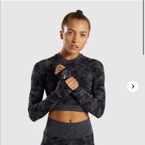 Gymshark crop long sleeve shirt